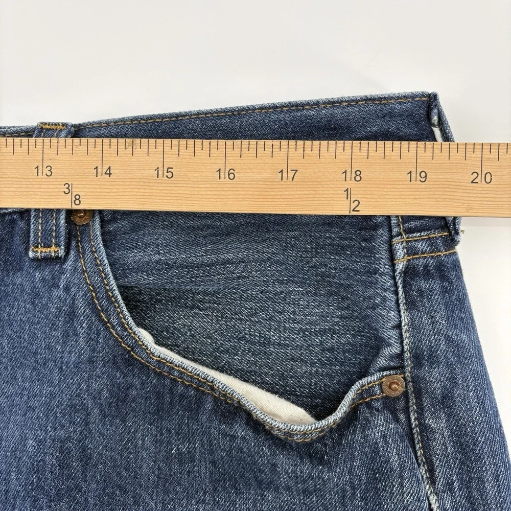 VTG Levi's 501 Button Fly Straight Men's Jeans 40x30 (Fits 38x29) Distressed YKK